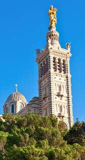 Admire the Notre-Dame de la Garde basilica and enjoy a breathtaking panorama over Marseille – Guided visit included with the Marseille Pass.
