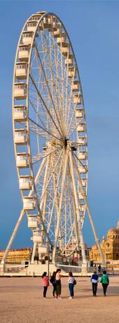 Ride the Old Port Ferris wheel for spectacular views of Marseille – Discount included with the Marseille Pass.