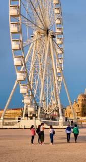 Ride the Old Port Ferris wheel for spectacular views of Marseille – Discount included with the Marseille Pass.